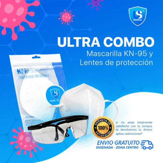 Mascarilla facial tipo discount lentes